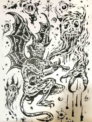 Goblin Tribute Art - Done during the first Live Stream with Claudio Simonetti