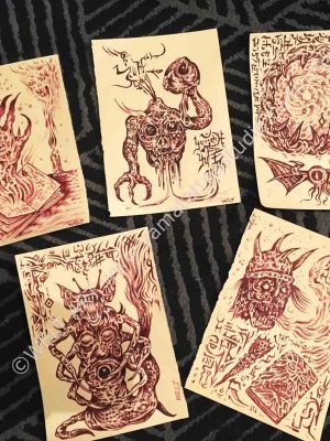 Necronomicon series (Set x5 pieces)