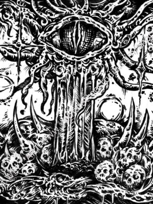Cover art (commissioned by a Metal band)