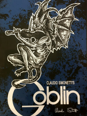 Tribute Art Claudio Simonetti's Goblin Limited Edition Signed Silkscreen print