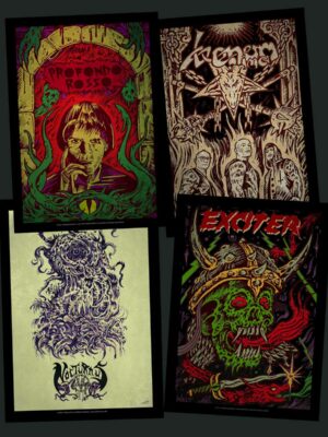 Poster set Horror Metal !