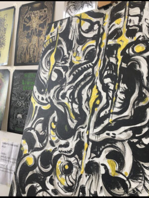 Colors out of space - made during live painting at Cinemarcord Fest